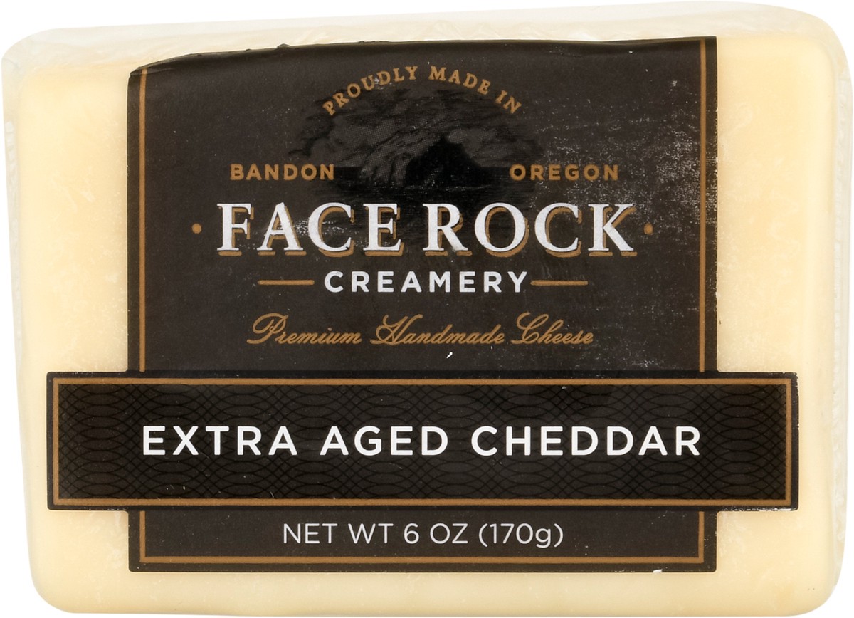 slide 6 of 9, Face Rock Creamery Extra Aged Cheddar Cheese 6 oz, 6 oz