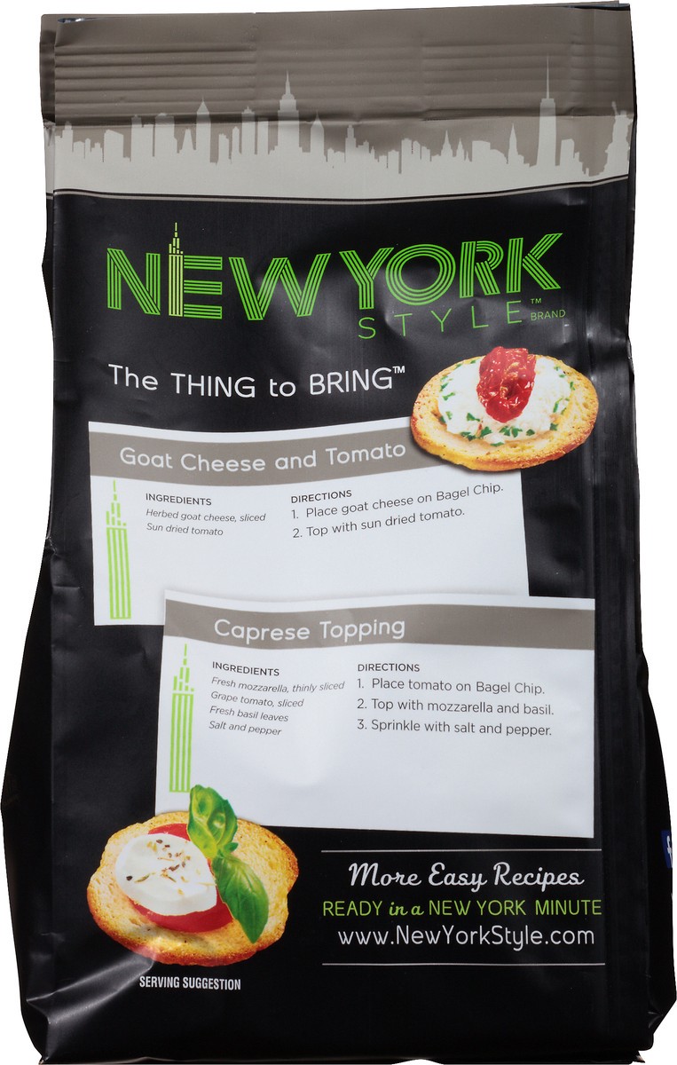 slide 5 of 9, New York Style Bagel Crisps Sea Salt + Black Pepper Bagel Chips 7.2 oz. Stand-Up Bag, 7.2 oz