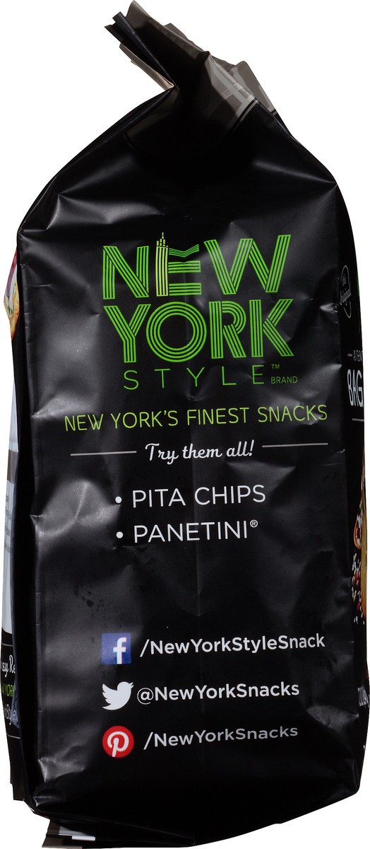 slide 7 of 9, New York Style Bagel Crisps Sea Salt + Black Pepper Bagel Chips 7.2 oz. Stand-Up Bag, 7.2 oz