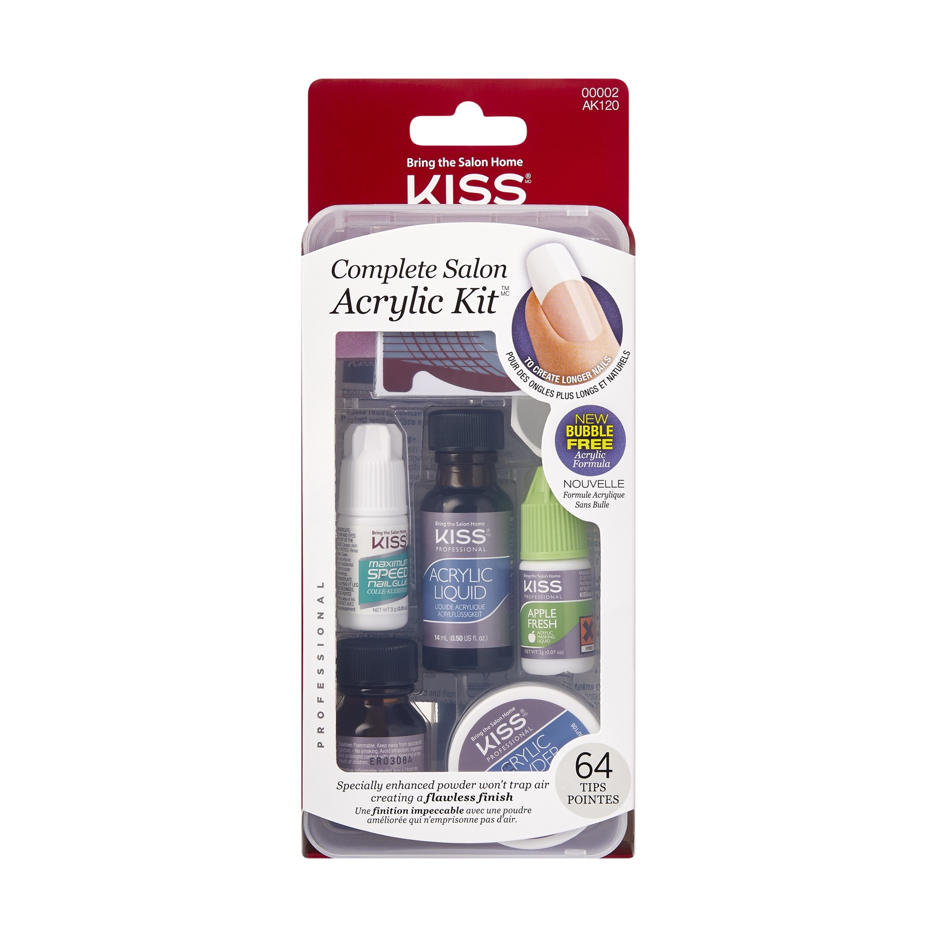 slide 1 of 5, KISS Complete Salon Acrylic Kit, 1 ct