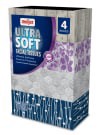 slide 2 of 9, Meijer Ultra Soft White Facial Tissues Flat Box, 4 ct; 120 pk