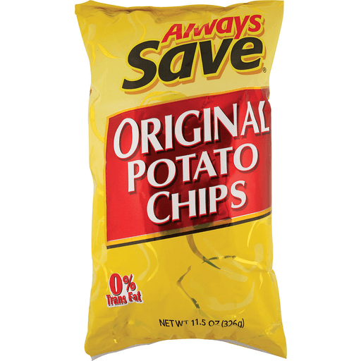 slide 1 of 1, Always Save Original Potato Chips, 10.5 oz