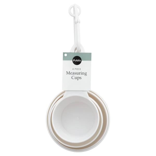 slide 1 of 1, Publix Measuring Cups, 4 pc