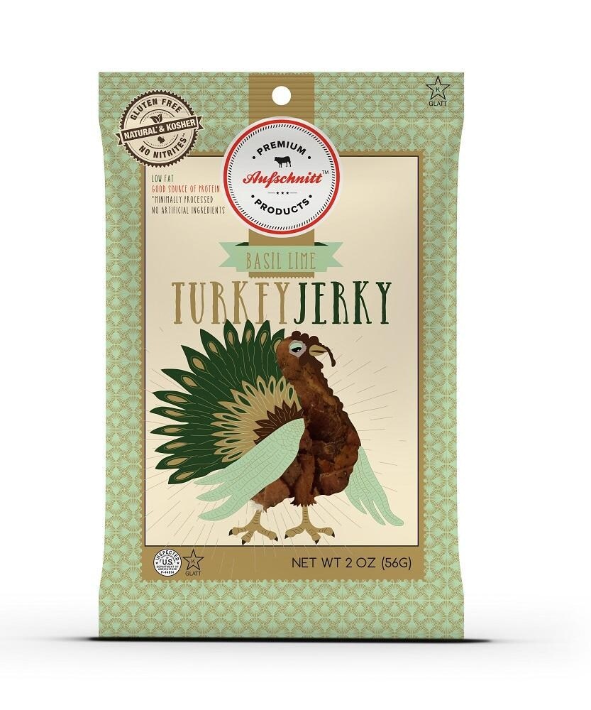 slide 1 of 1, Aufschnitt Basil Lime Turkey Jerky, 2 oz