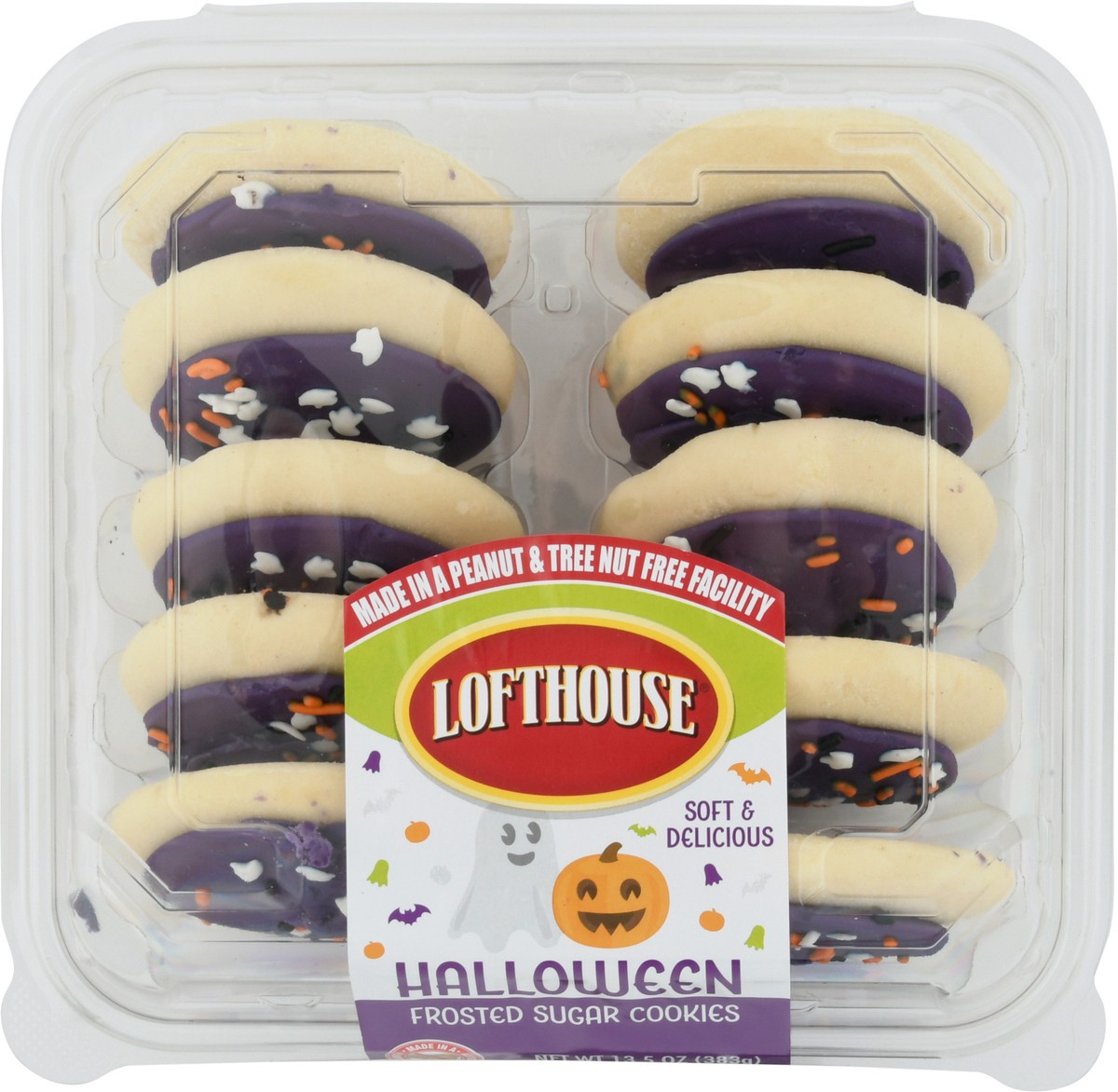 slide 3 of 9, Lofthouse Frosted Sugar Hallowen Cookies 13.5 oz, 13.5 oz