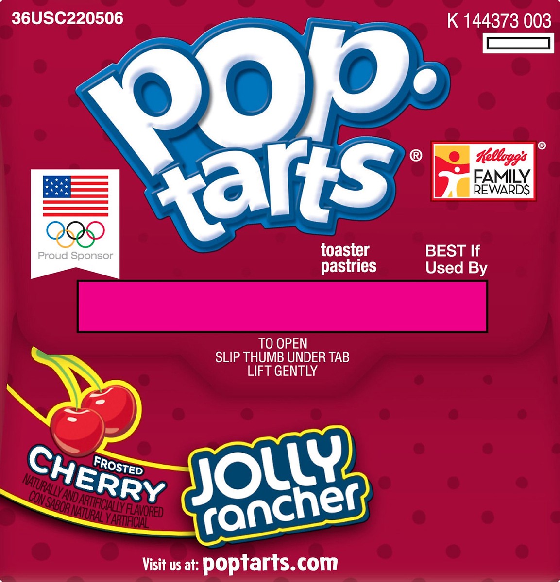 slide 2 of 8, Pop-Tarts Frosted Cherry Jolly Rancher Toaster Pastries, 8 ct; 14.1 oz