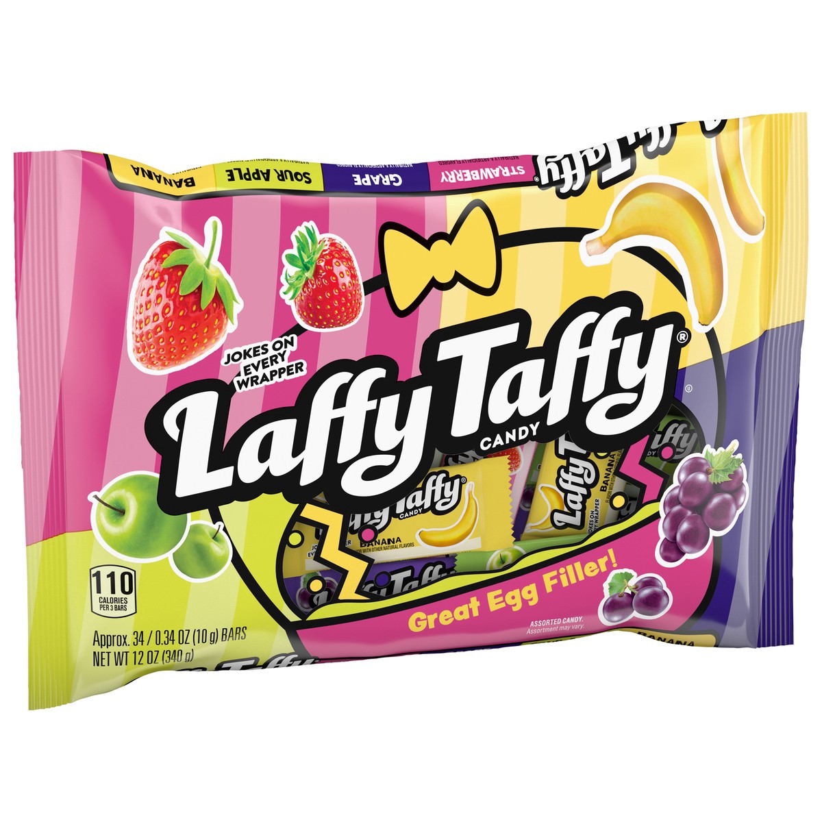 slide 11 of 15, Laffy Taffy Assorted Candy 34 ea, 12 oz