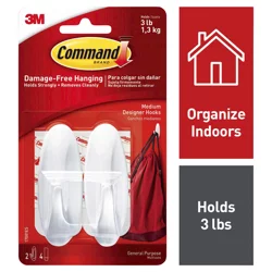 Command General Purpose Designer Hooks Medium 1 ea
