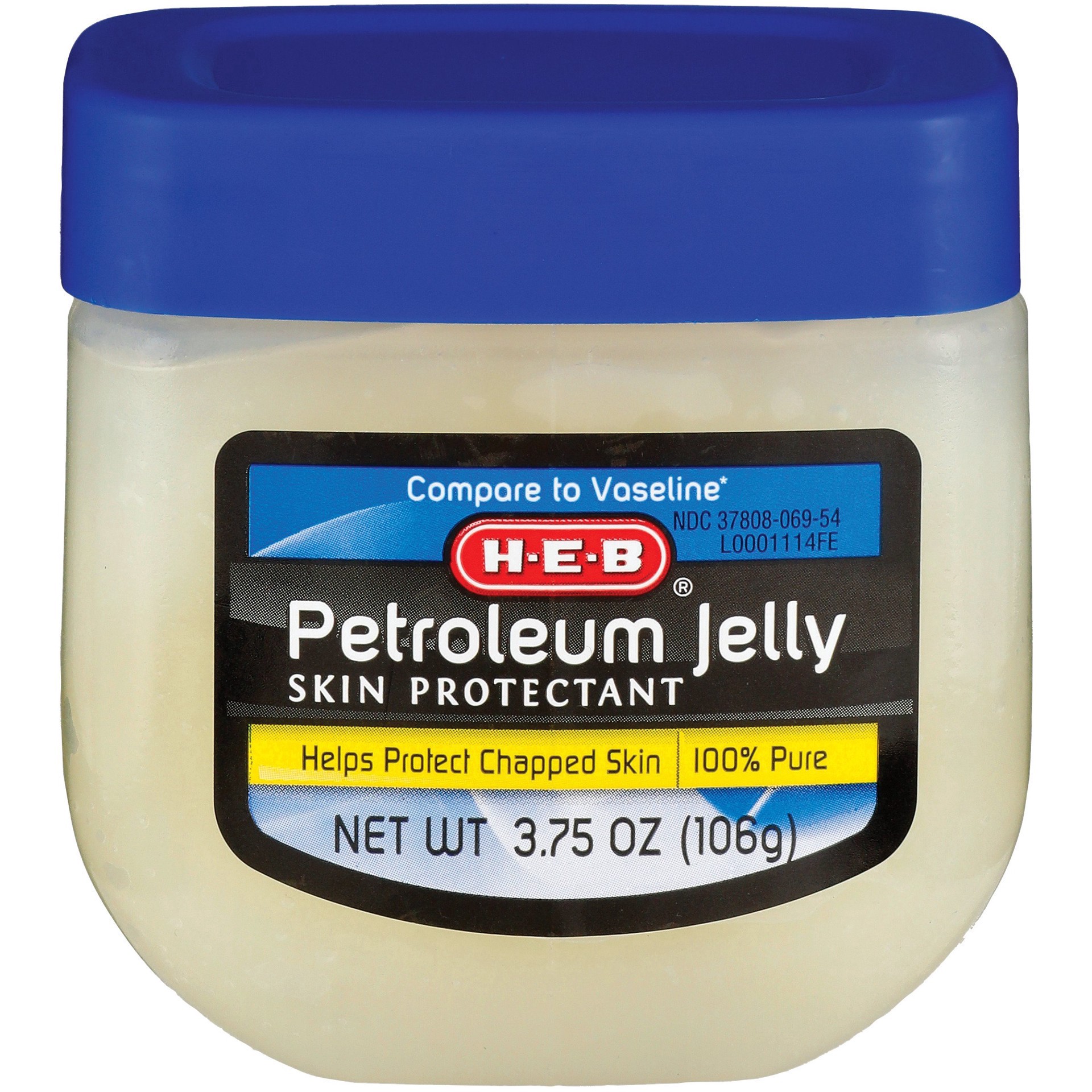 slide 1 of 1, H-E-B 100% Pure Petroleum Jelly, 3.75 oz