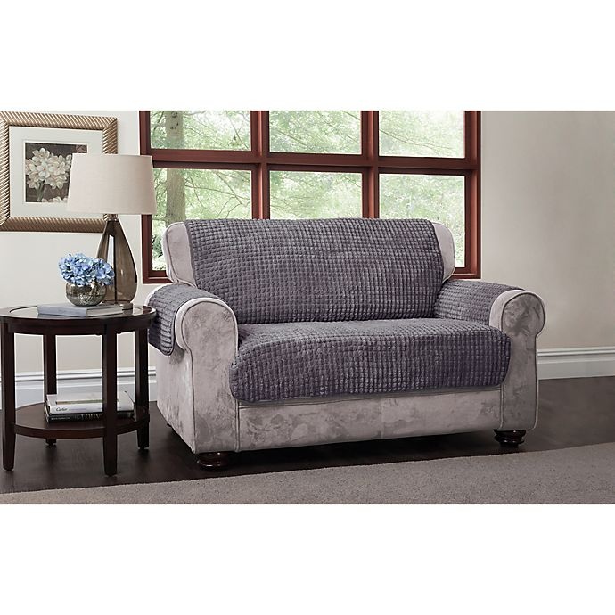 slide 1 of 1, Innovative Textile Solutions Puff Sofa Protector - Grey, 1 ct