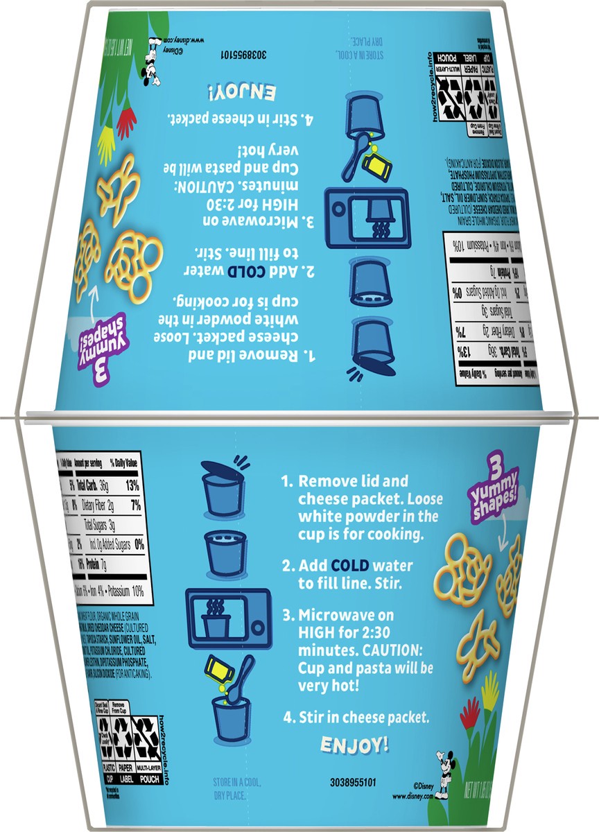 slide 4 of 9, Annie's Disney Mickey and Friends, Microwavable Macaroni and Cheese, 4 Cups, 7.48 oz, 4 ct