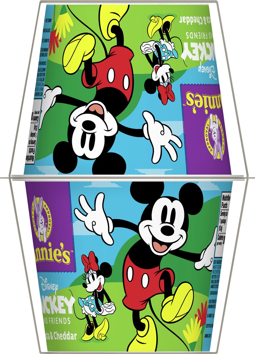 slide 6 of 9, Annie's Disney Mickey and Friends, Microwavable Macaroni and Cheese, 4 Cups, 7.48 oz, 4 ct