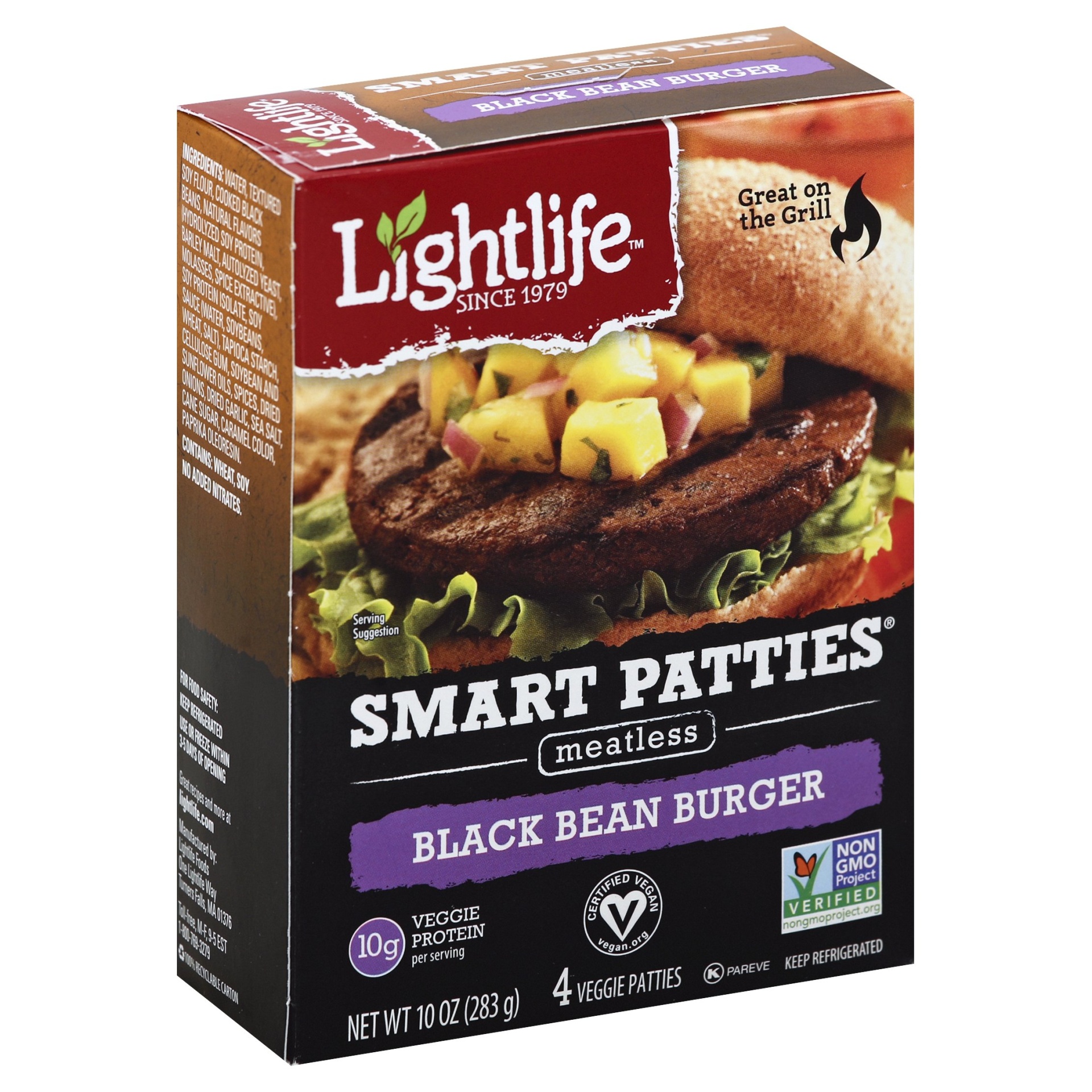 slide 1 of 1, Lightlife Veggie Patties 4 ea, 4 ct