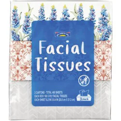 Hill Country Fare Facial Tissues 3 pk