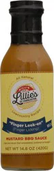 Lillie's Of Charleston Mild Finger Leek-En Mustard BBQ Sauce 14.8 oz