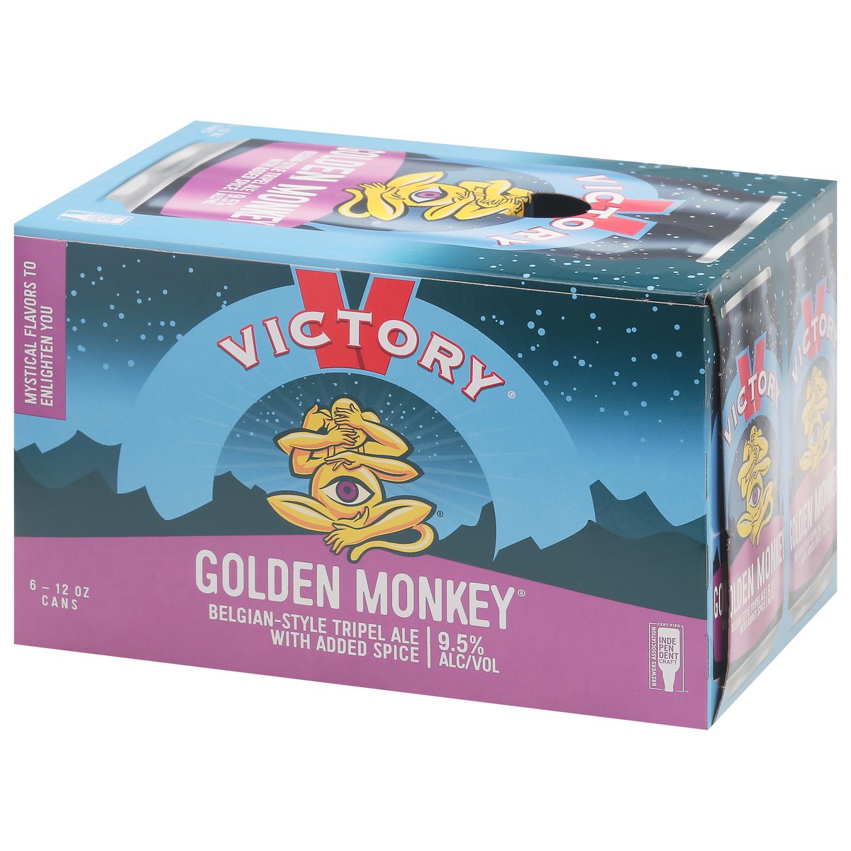 slide 8 of 9, Victory Brewing Co Victory Golden Monkey 6pk Can, 6 ct; 12 oz