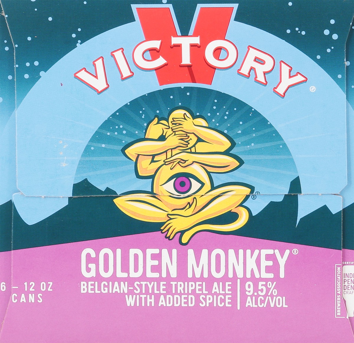 slide 9 of 9, Victory Brewing Co Victory Golden Monkey 6pk Can, 6 ct; 12 oz