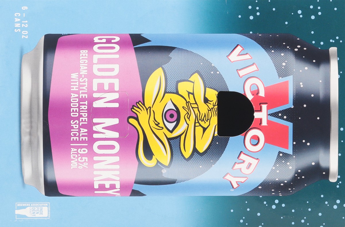 slide 6 of 9, Victory Brewing Co Victory Golden Monkey 6pk Can, 6 ct; 12 oz