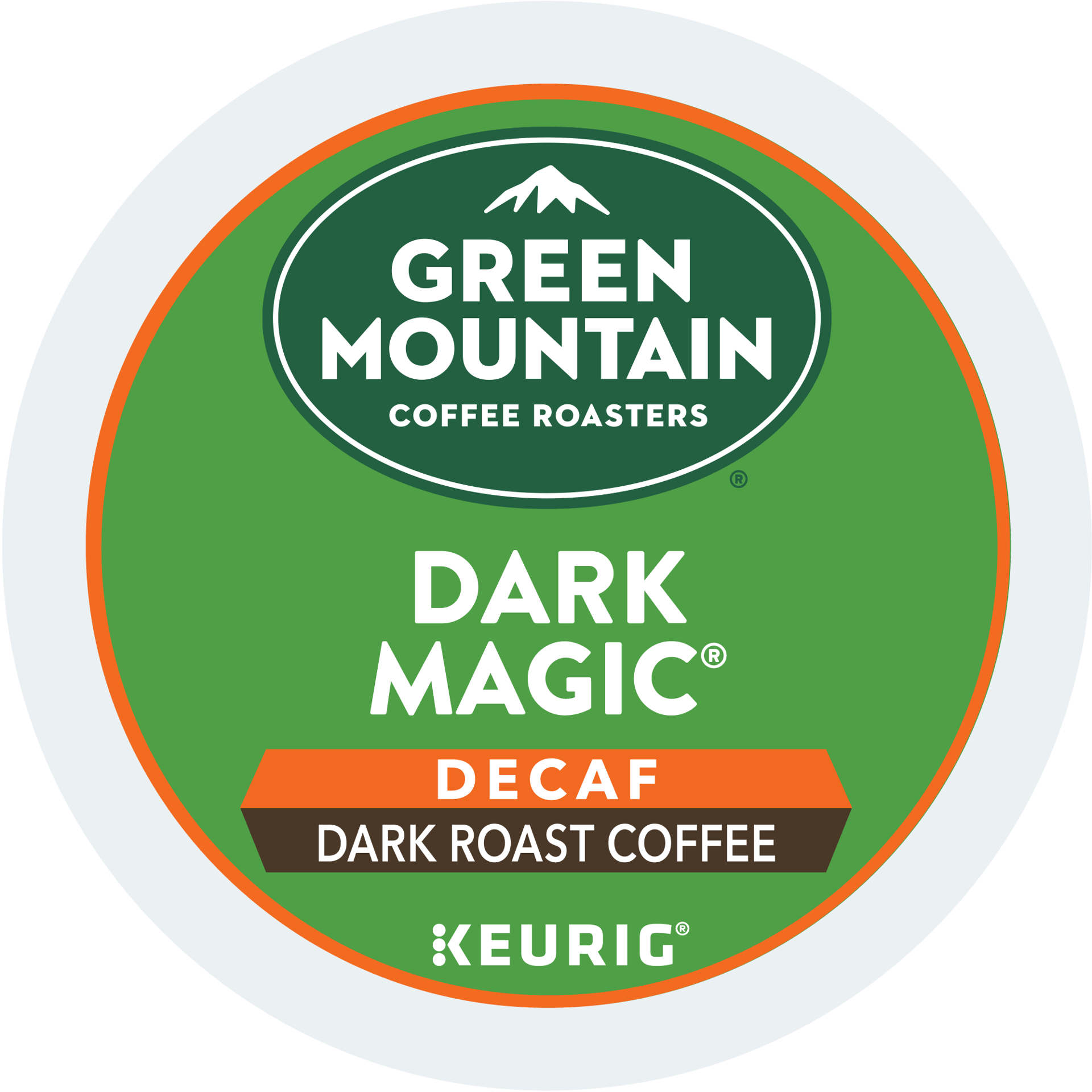 slide 4 of 5, Green Mountain Coffee Dark Magic Decaf Keurig Single-Serve K-Cup pods, Dark Roast Coffee, 24 Count, 24 ct