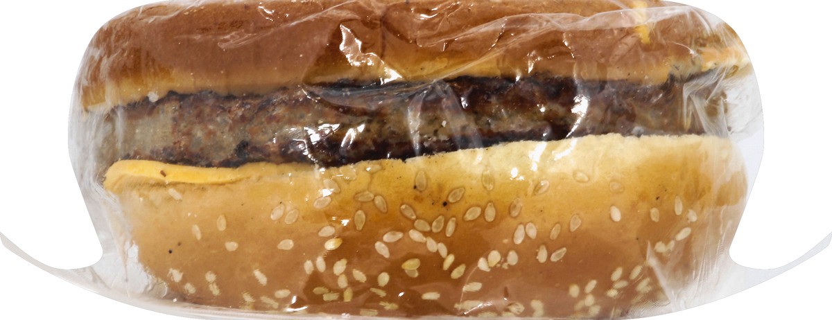 slide 4 of 5, Deli Express Sandwich, Char-Broil Beef Patty with Cheese, 9.6 oz