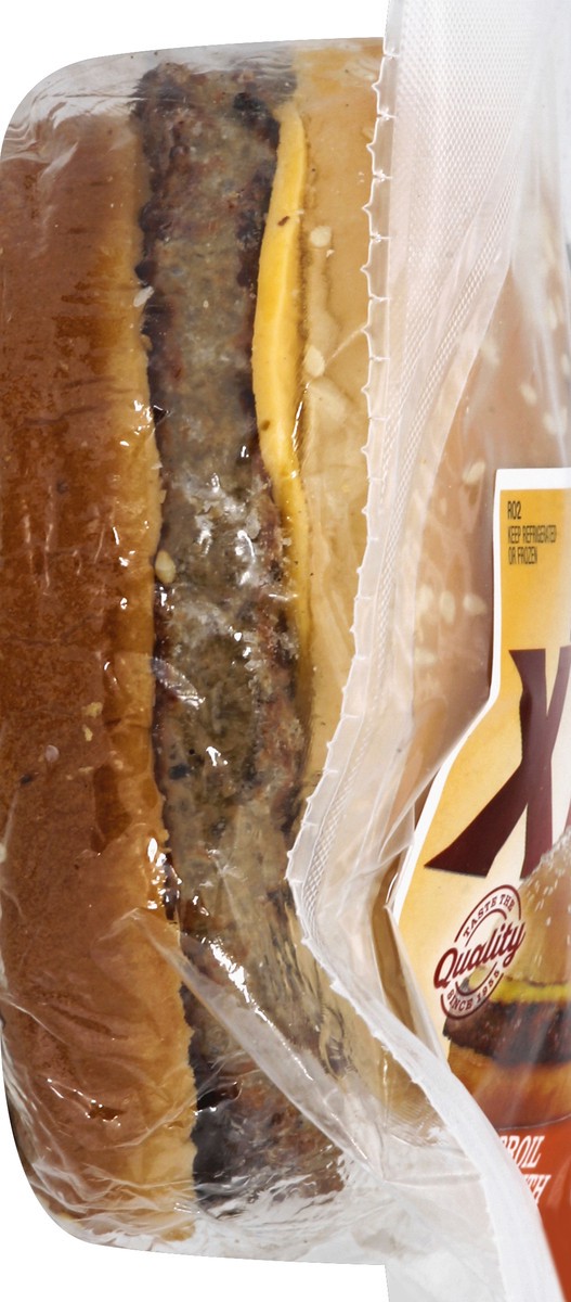 slide 3 of 5, Deli Express Sandwich, Char-Broil Beef Patty with Cheese, 9.6 oz