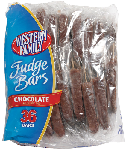 slide 1 of 1, Western Family Fudge Bars Chocolate Bag, 36 ct