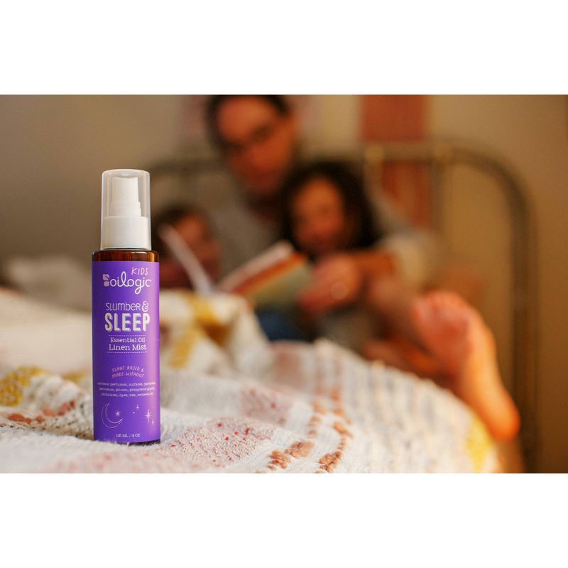slide 4 of 8, Oilogic Kids Slumber & Sleep Linen Mist 4 oz, 4 oz