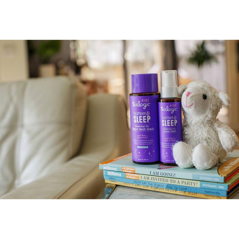 slide 8 of 8, Oilogic Kids Slumber & Sleep Linen Mist 4 oz, 4 oz