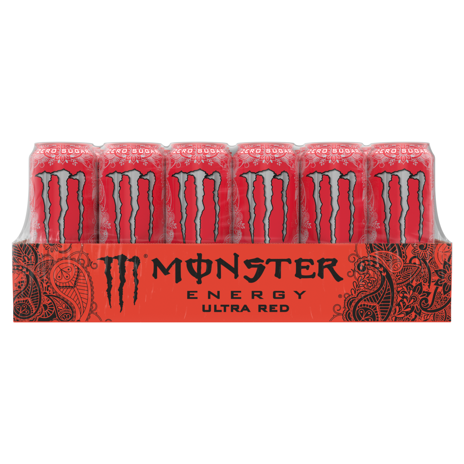 slide 2 of 5, Monster Energy Ultra Red, Sugar Free Energy Drink (Pack of 24, 1 ct