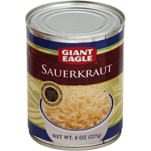 slide 1 of 1, Giant Eagle Sauerkraut, 8 oz