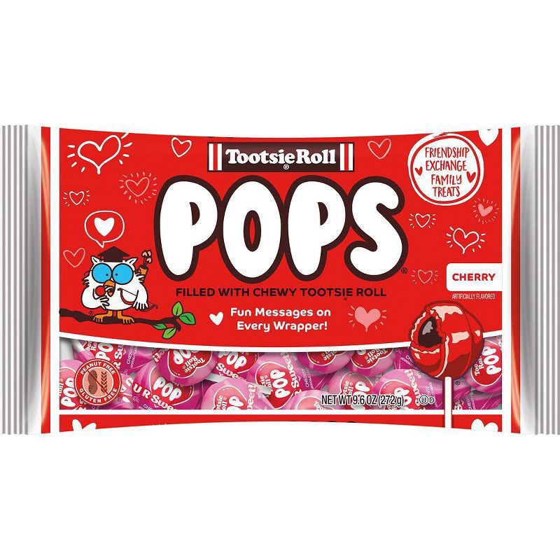 slide 1 of 12, Tootsie Roll Cherry Pops 9.6 oz, 9.6 oz