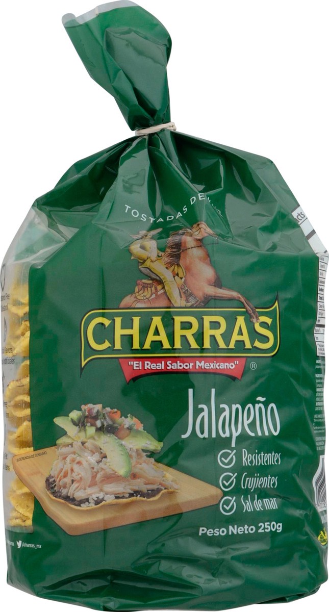 slide 3 of 9, Charras Tostadas Jalapeno 8/8.8 Oz 8.8Oz, 8/8.8 oz