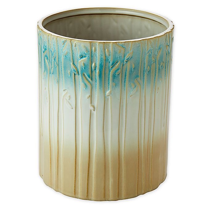 slide 1 of 1, Saturday Knight Woodland Walk Wastebasket, 1 ct