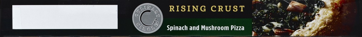 slide 2 of 6, Culinary Cirlce Rising Crust Spinach and Mushroom Pizza, 30.3 oz