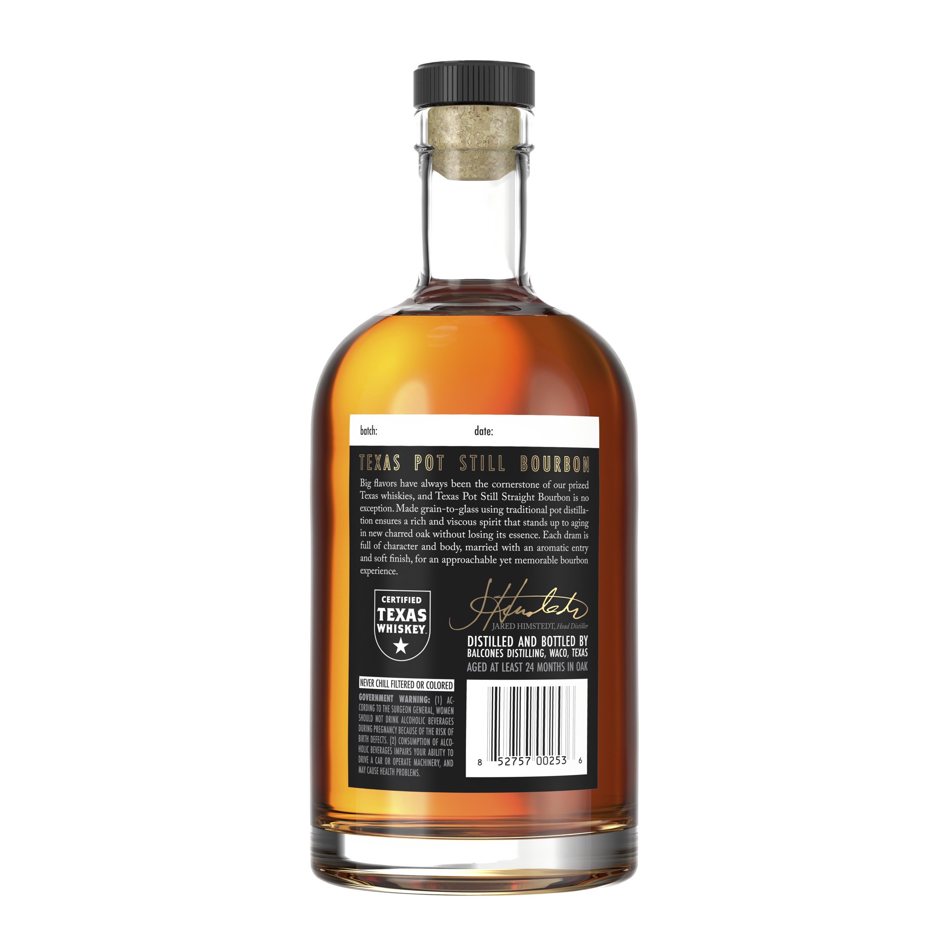 slide 3 of 3, Balcones Texas Pot Still Bourbon Straight Bourbon Whisky, 750 mL, 750 ml