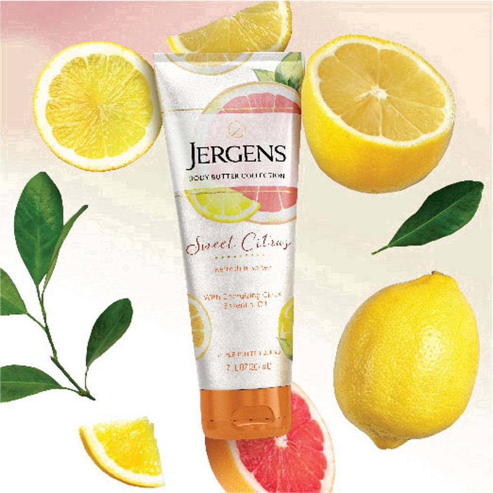 slide 37 of 88, Jergens Sweet Citrus Butter Hand and Body Lotion, 7 oz