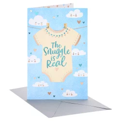 American Greetings Baby Shower Card (Snuggle is Real)