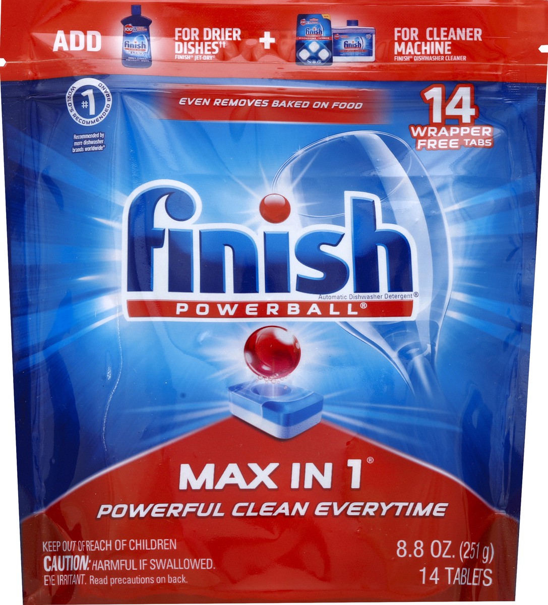 slide 5 of 6, Finish Max Shine Pro Power Ball, 8.8 oz