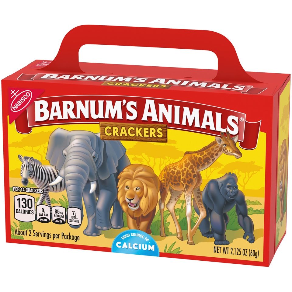 slide 4 of 7, Nabisco Barnum's Animals Crackers, 2.1235 oz