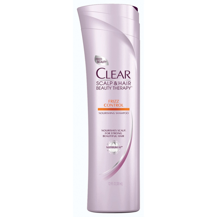 slide 1 of 1, Clear Scalp & Hair Beauty Therapy Frizz Control Nourishing Shampoo, 12.9 oz