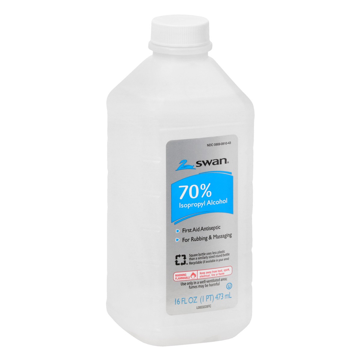 slide 2 of 11, Swan 70% Isopropyl Alcohol 16 oz, 16 oz