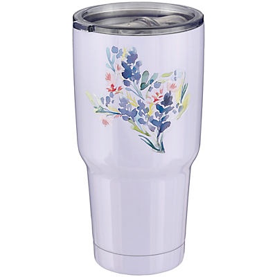 slide 1 of 1, Haven & Key Purple Texas Bluebonnet Tumbler, 30 oz