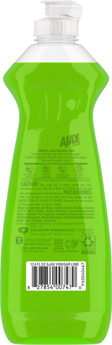 slide 8 of 8, Ajax Vinegar and Lime, 12.4 Oz, 12.4 fl oz