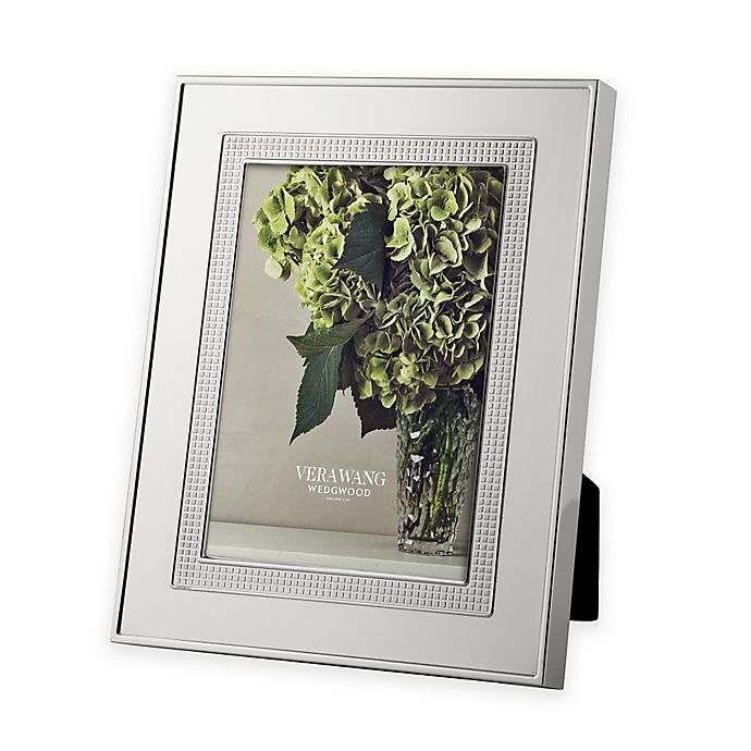 slide 1 of 1, Vera Wang Wedgwood Blanc sur Blanc Frame, 5 in x 7 in