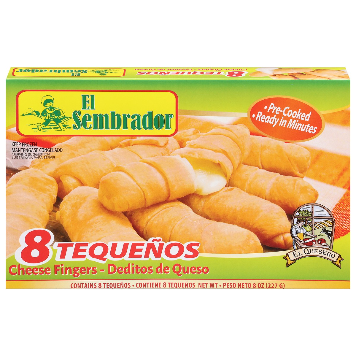 slide 1 of 9, El Sembrador Cheese Fingers 8 oz, 8 oz