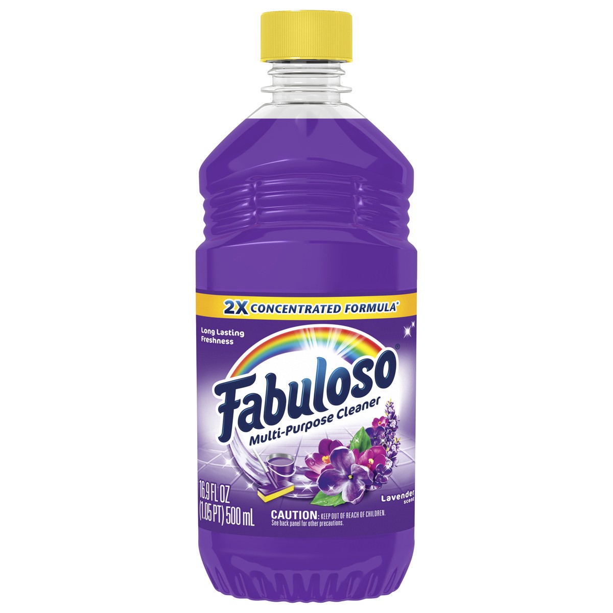 slide 1 of 10, Fabuloso Multi-Purpose Cleaner, 2X Concentrated Formula, Lavender Scent, 16.9 Oz., 16.9 fl oz