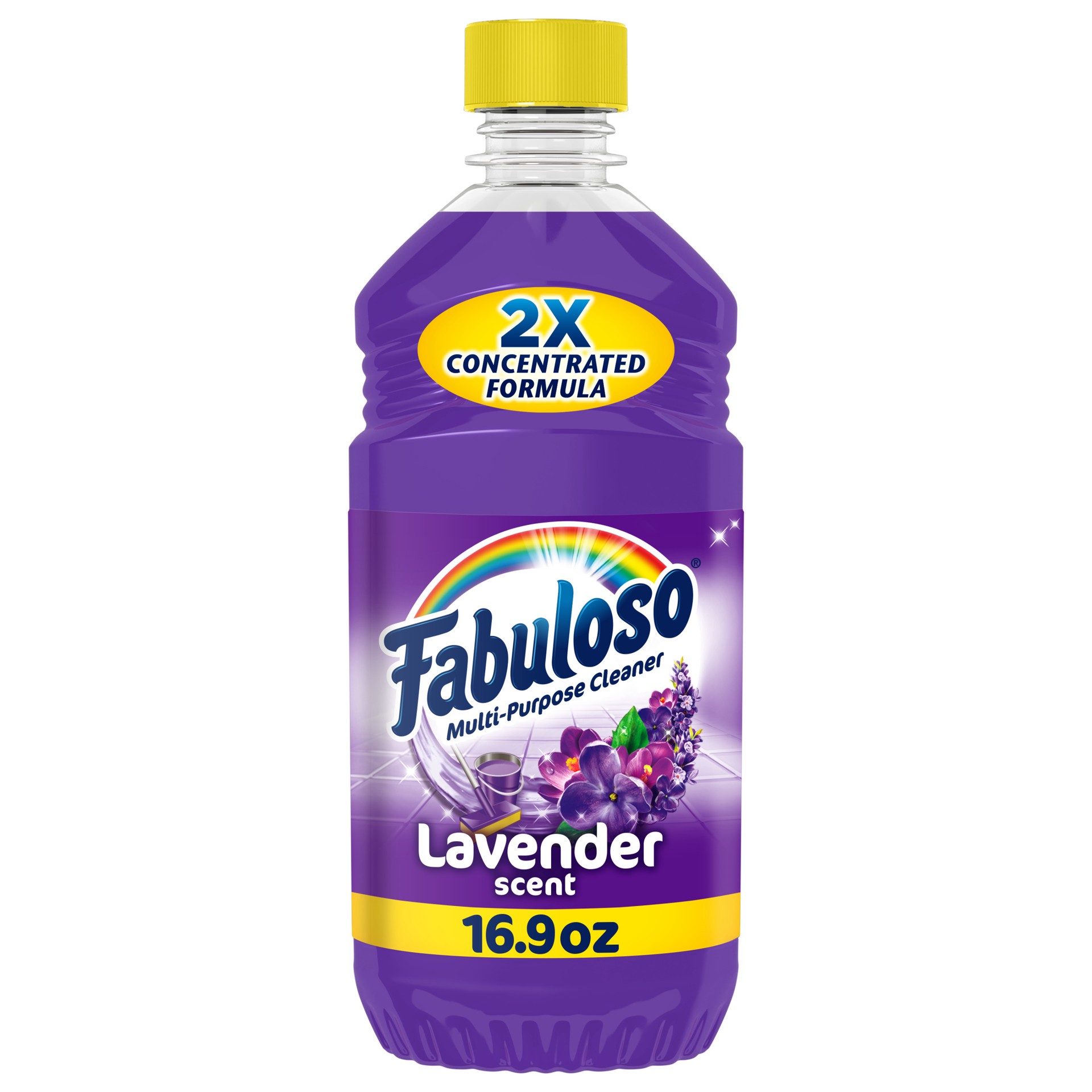 slide 1 of 10, Fabuloso Multi-Purpose Cleaner, 2X Concentrated Formula, Lavender Scent, 16.9 Oz., 16.9 oz