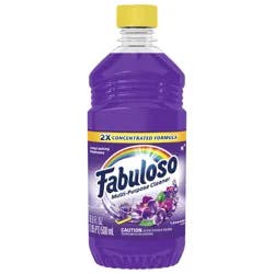 Fabuloso Multi-Purpose Cleaner, 2X Concentrated Formula, Lavender Scent, 16.9 Oz.
