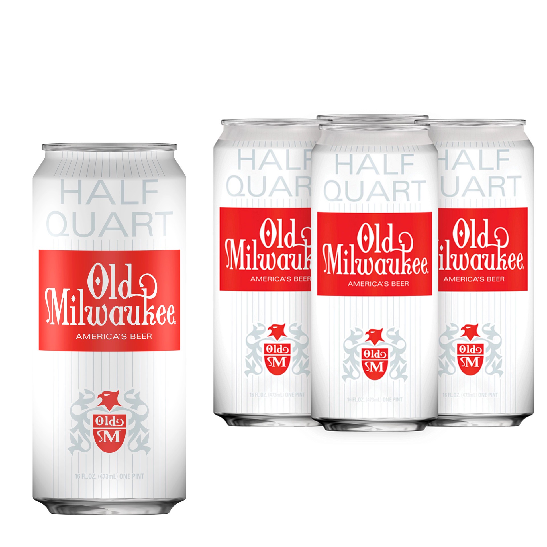 slide 1 of 5, Old Milwaukee Beer, 4 Pack, 16 fl oz Cans, 4 ct