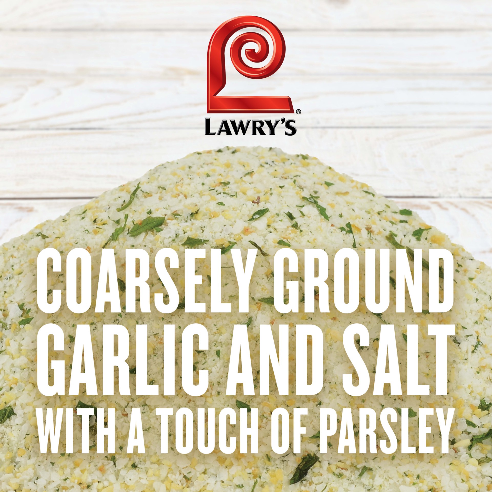 slide 5 of 5, Lawry's Coarse Grind Garlic Salt with Parsley, 28 oz, 28 oz